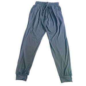 Real Essentials Women's Ultra-Soft Black Lounge Joggers Stretch‎ Drawstring Sz S